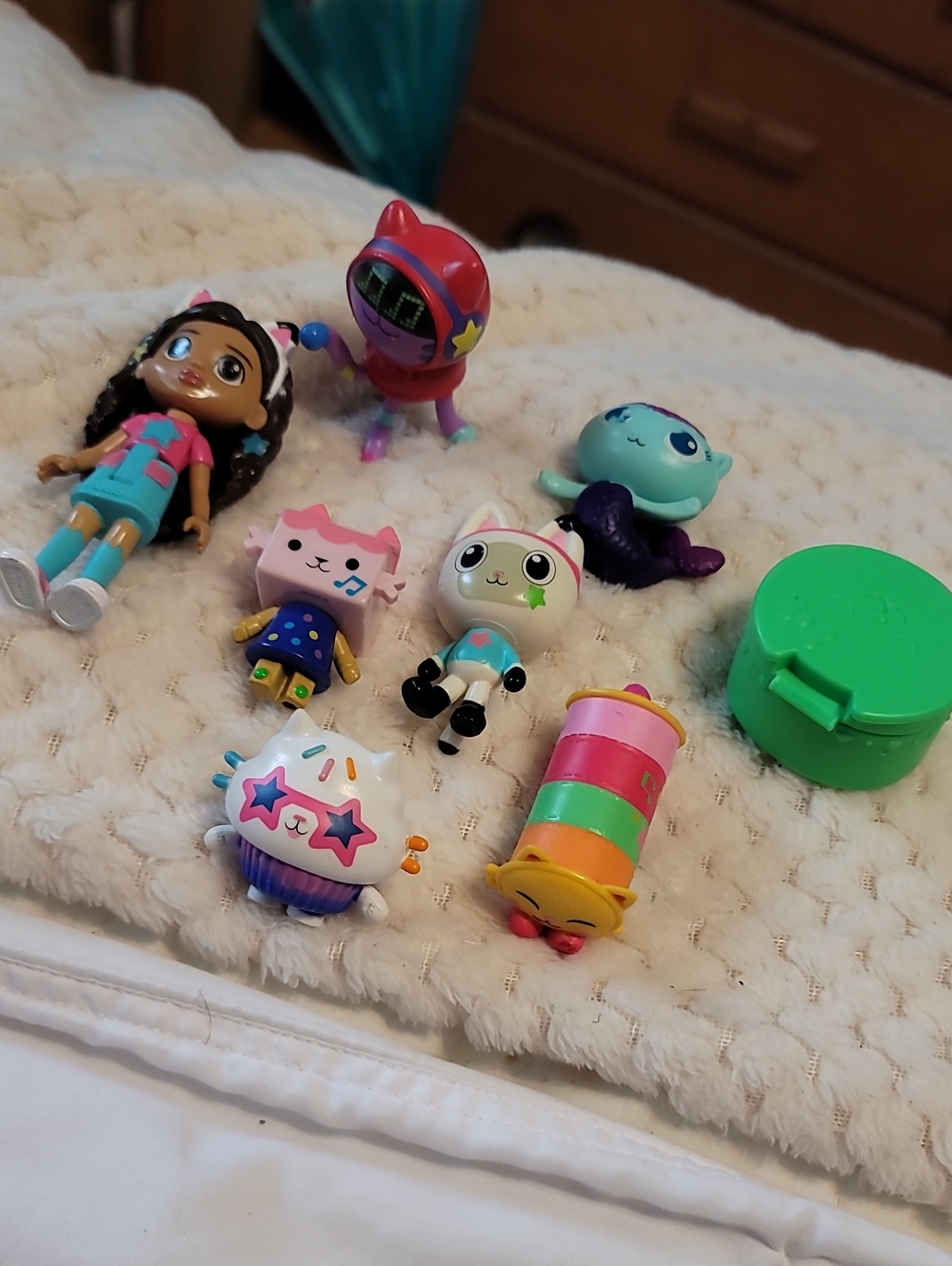 Gabby’s Dollhouse, Dance Party Theme Figure Set with a Gabby Doll, Set Of 8
